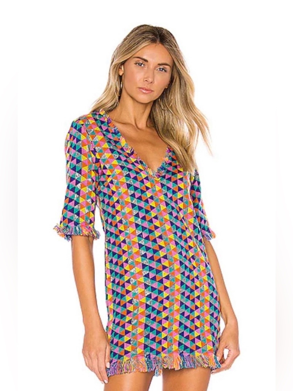 Brand New House of Harlow 1960 X Revolve Parker Dress in Multi in size Medium